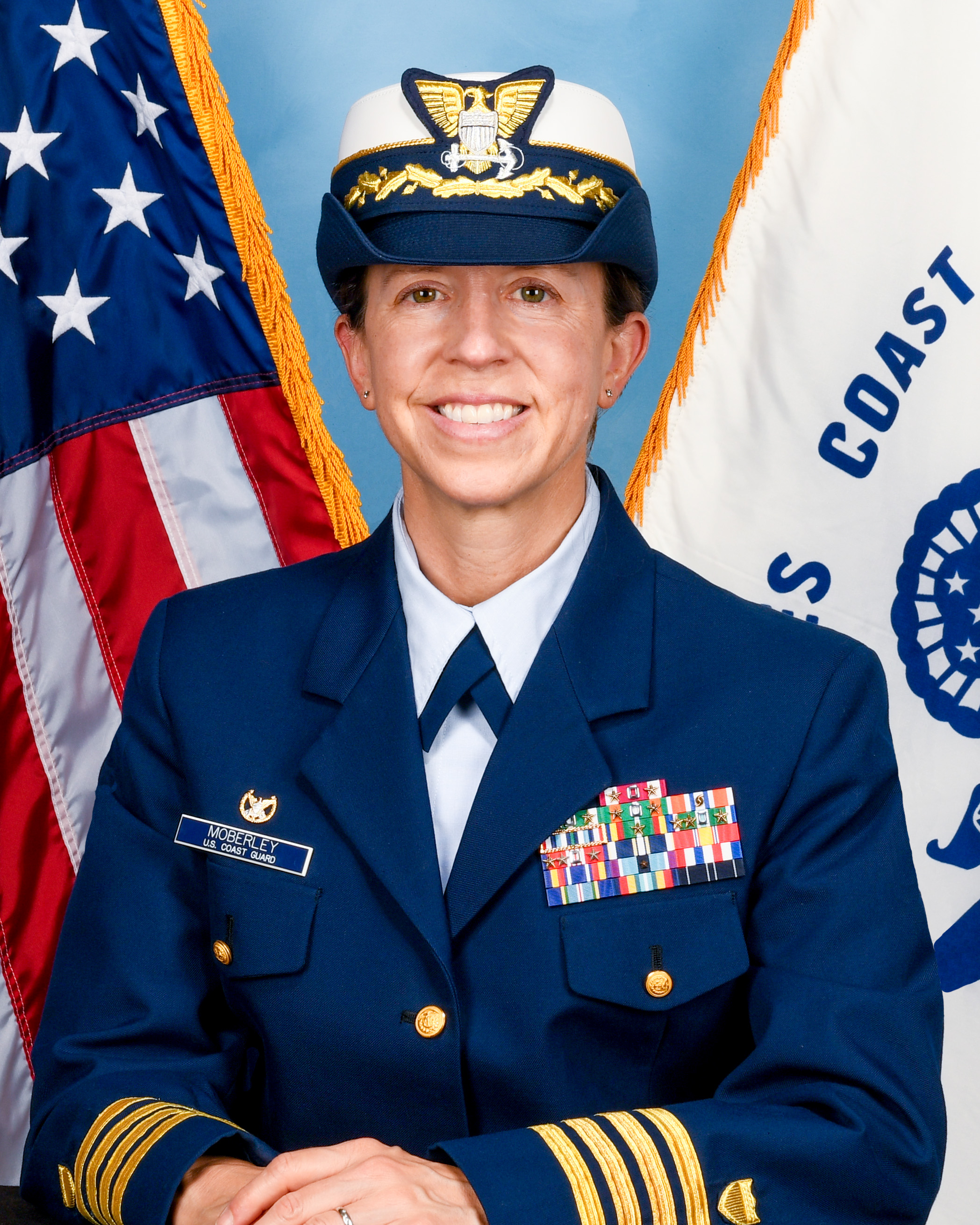 Captain Carolyn Moberley command portrait Captain Carolyn Moberley command portrait